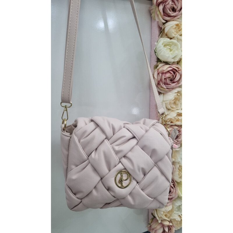 E-shop Katrins Fashion Ružová crossbody kabelka Prestige