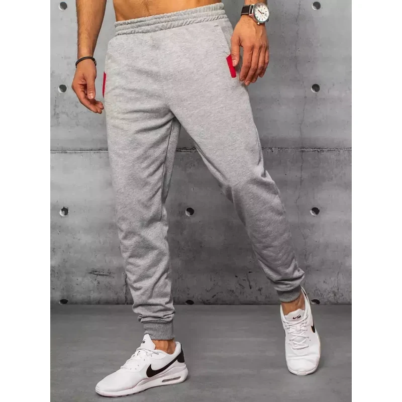 Dstreet Pohodlné svetlo-sivé tepláky. 67314725