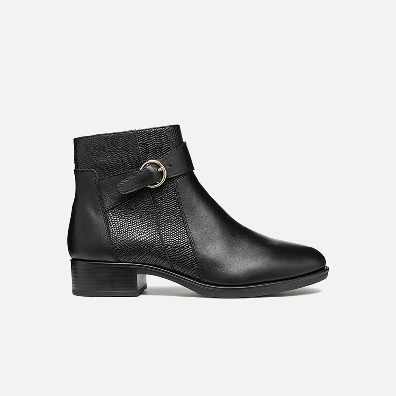 Black womens ankle boots Geox Felicity - Womens 61554000