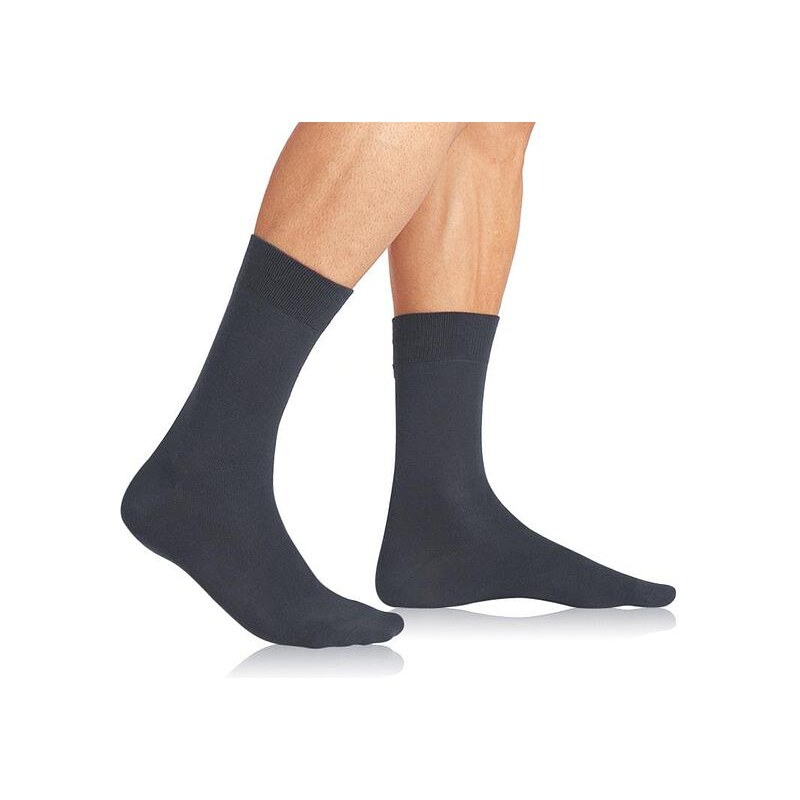 Bellinda COTTON COMFORT MEN SOCKS - Pánske ponožky - sivá 64668397