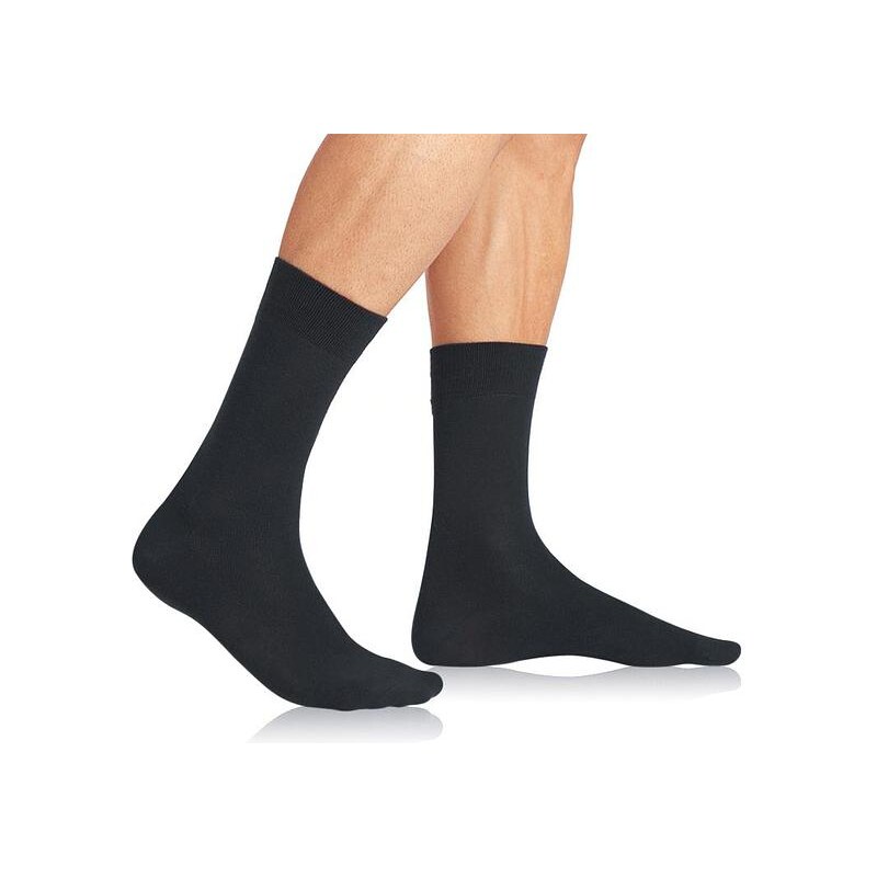 Bellinda COTTON COMFORT MEN SOCKS - Pánske ponožky - čierna 64668398