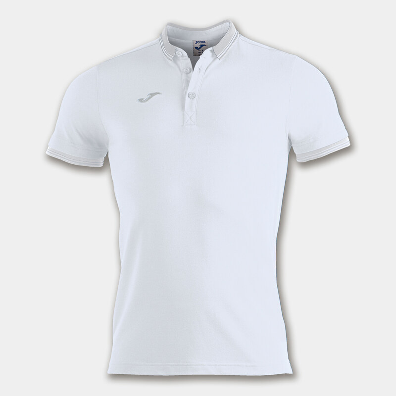 Mens polo shirt Joma Bali II white 64670283