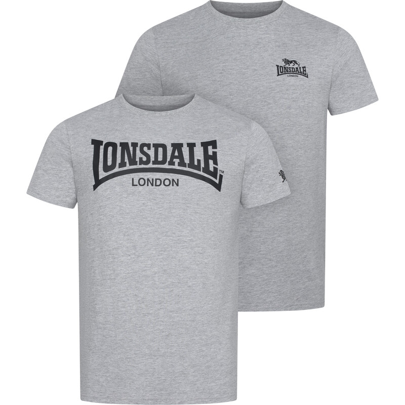 Lonsdale Mens t-shirt regular fit double pack 64671562