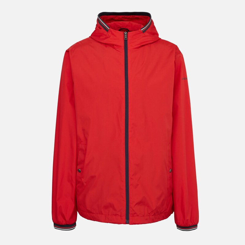 Red Mens Geox Jharrod Jacket - Men 64672216