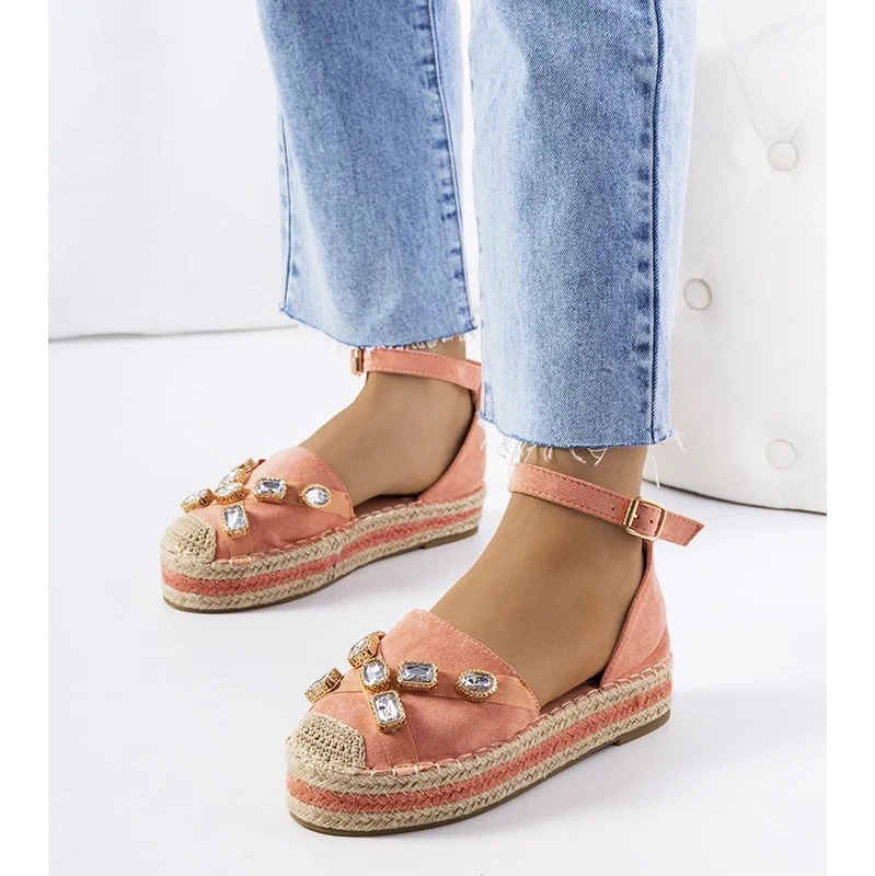 D/CEO Womens red espadrilles Big Star HH274494 64672653