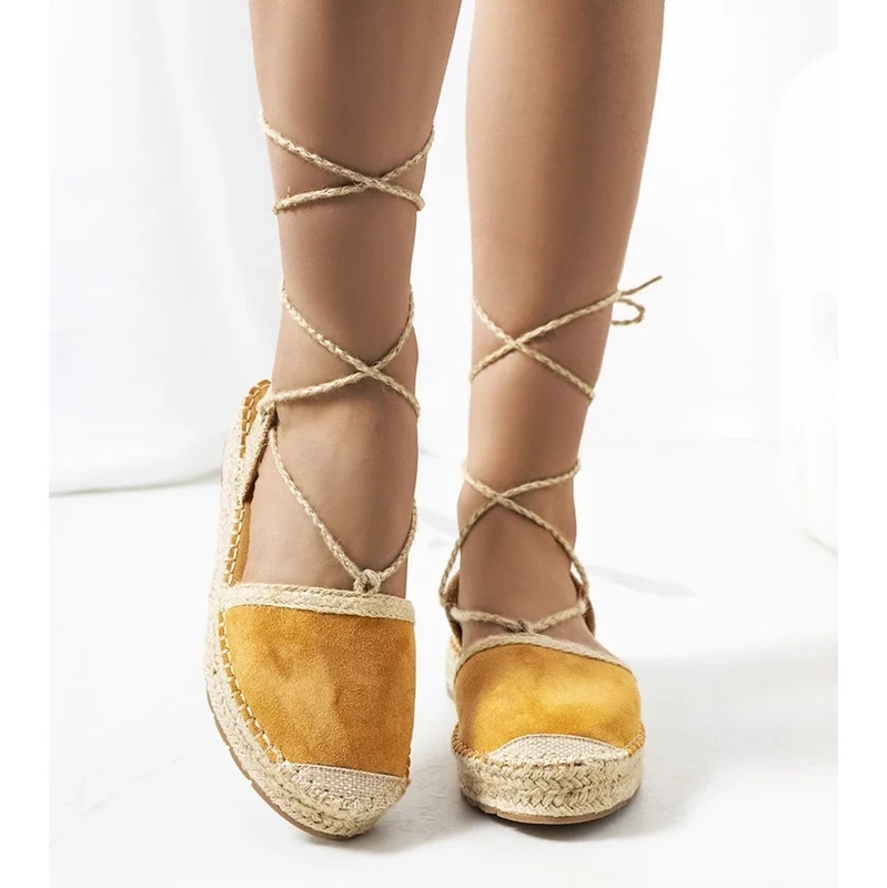 Gemre Hnedé lepené espadrilky Gianne 64672642