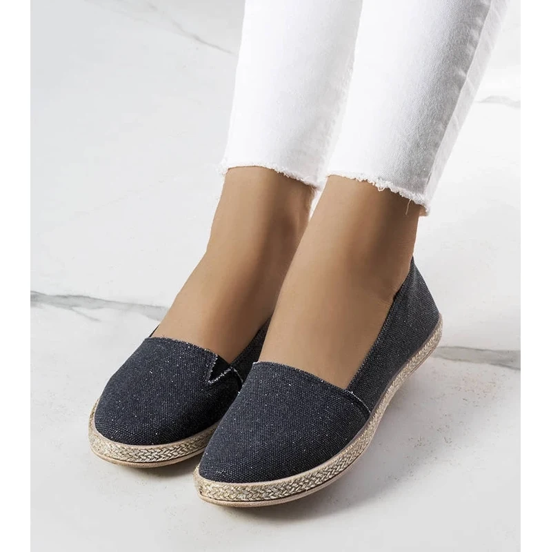 Gemre Čierne dámske espadrilky Amiral 64672701