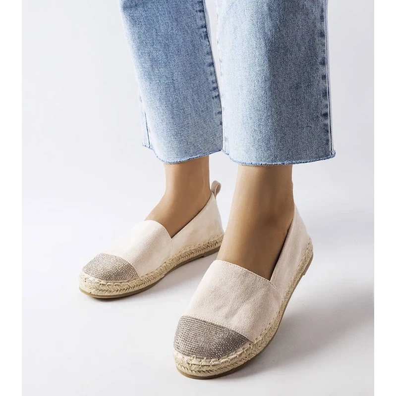 D/CEO Gemre Béžové mokasíny Magali espadrille 64673024