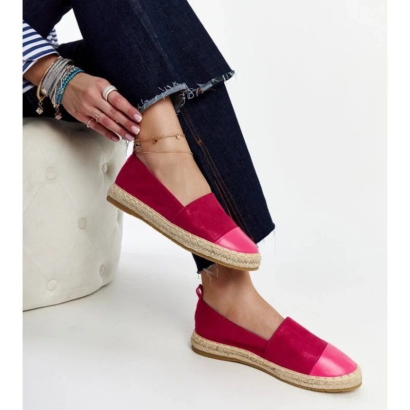 Gemre Ružové espadrilky Carugo 64673220