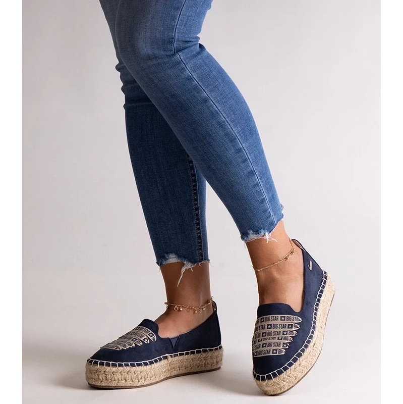 Modré espadrilky Big Star 64673501