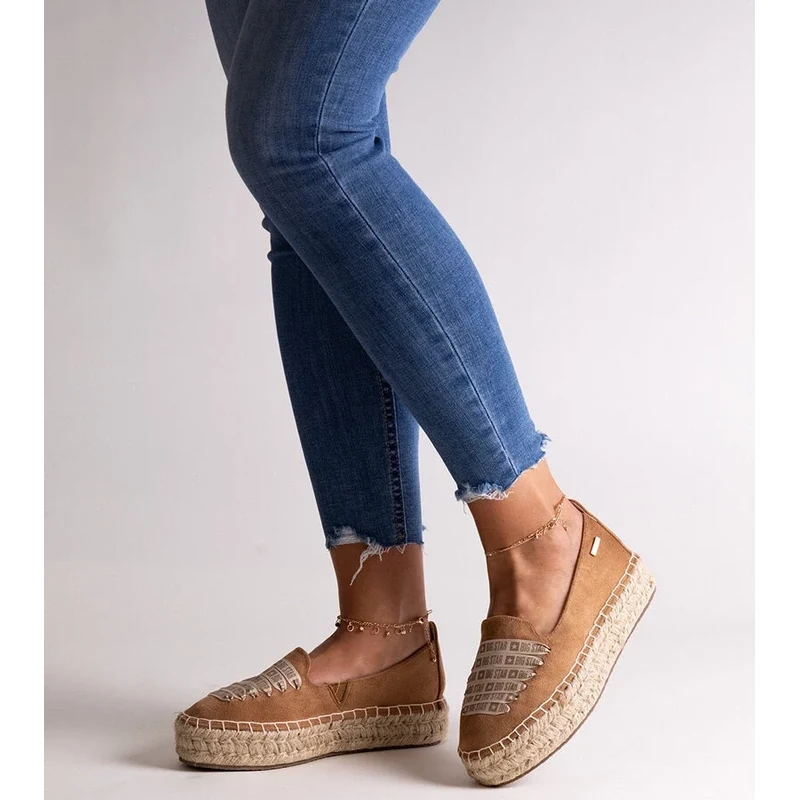 D/CEO Hnedé espadrilky Big Star 64673505