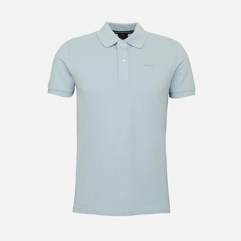 Light blue mens polo shirt Geox - Mens 64676139