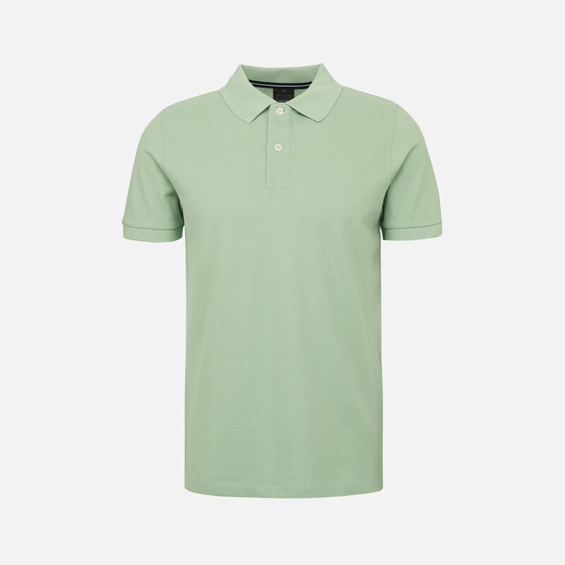 Light green mens polo shirt Geox - Mens 64676150