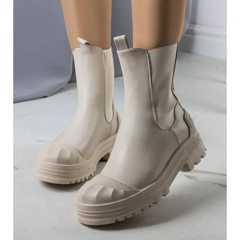 Gemre Crispo dámske béžové botki 64676588