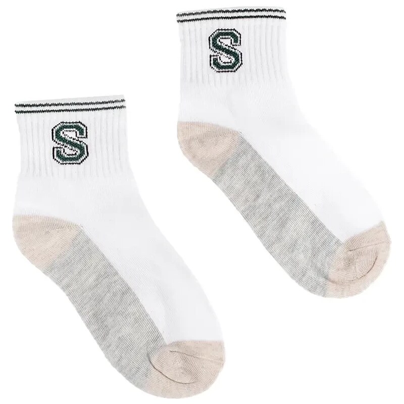 Shelvt Childrens socks with a white pattern 64677605