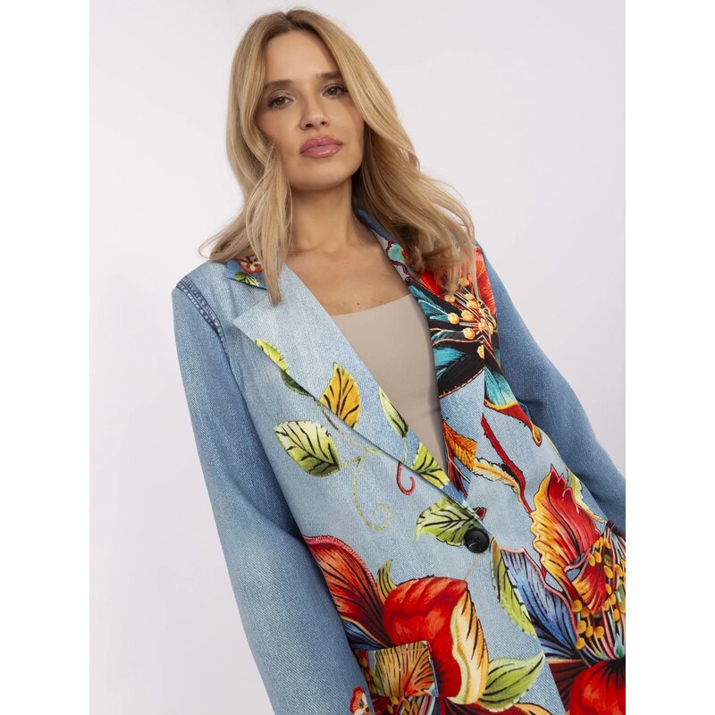 Italy Moda Blazer-DHJ-MA-18525-31.87-Blue 64678036