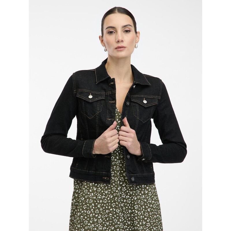 Black womens denim jacket ORSAY - Womens 64790133