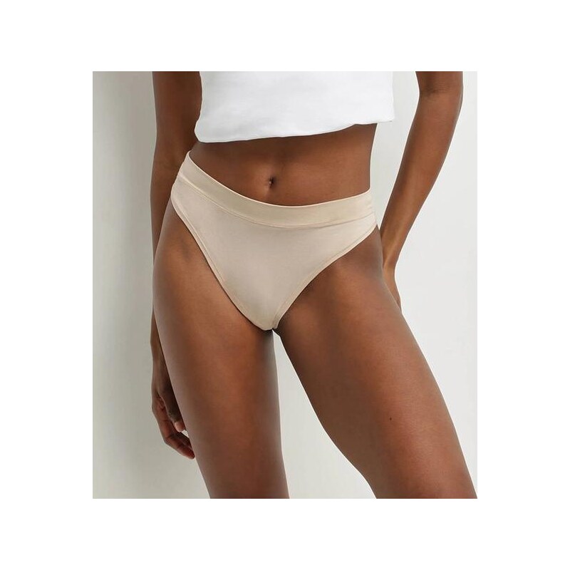 DIM THONG - Dámske tangá - telová 64678722