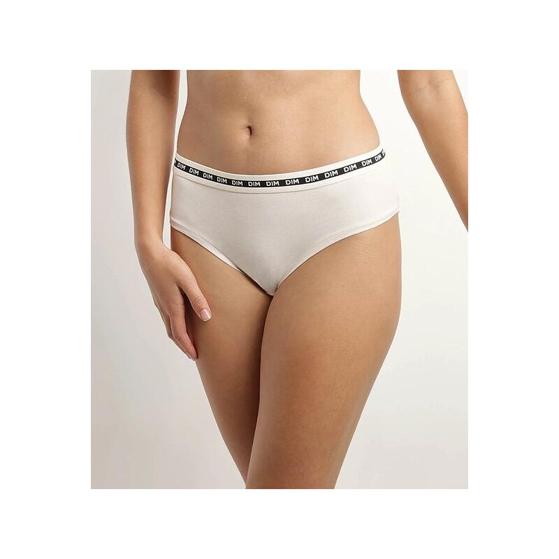 DIM ICONS SHORTY - Dámske nohavičky - smotanová 64678723