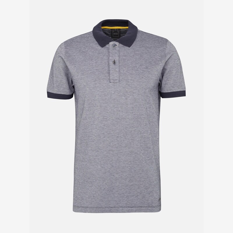 Grey mens polo shirt Geox - Mens 64679886