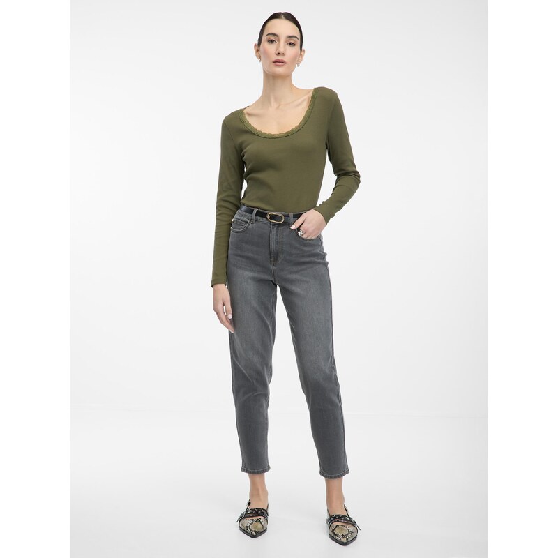 Grey womens mom jeans ORSAY - Womens 64791159