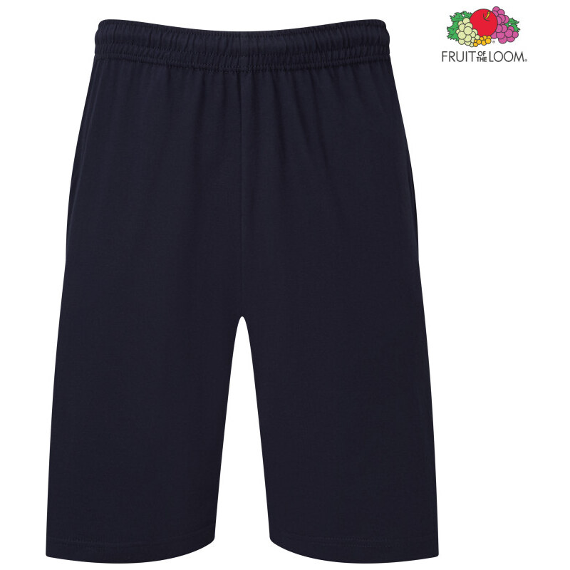 Mens navy blue shorts Iconic 195 Jersey Fruit of the Loom 64681565