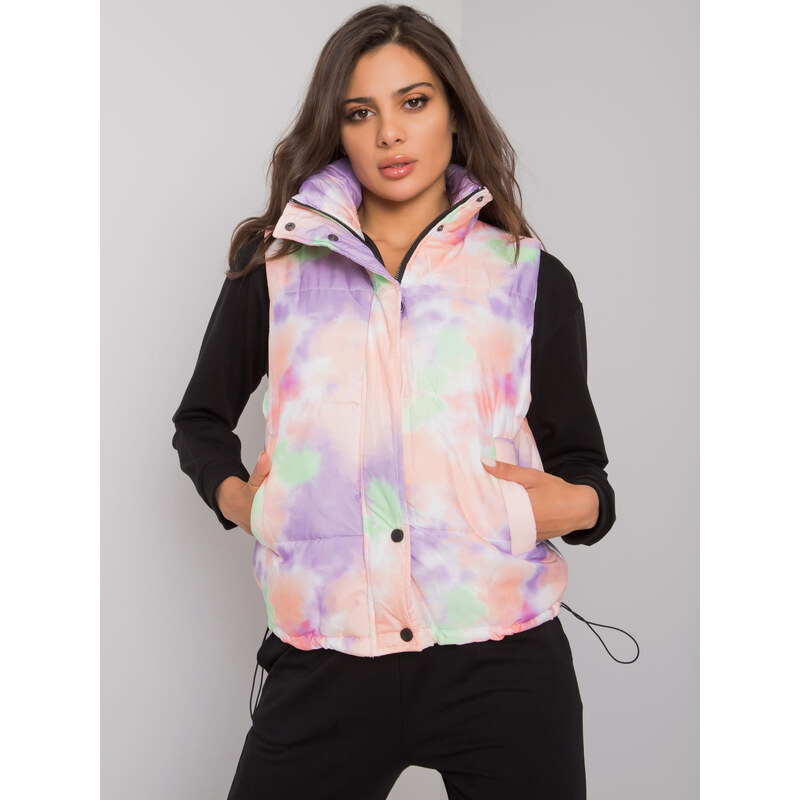 ITALY MODA Farebná dámska prešívaná dlhšia vesta DHJ-KZ-1855.30X-color 57948248