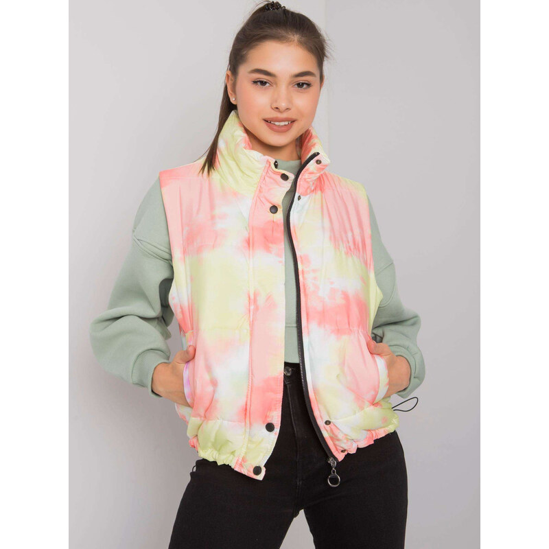 ITALY MODA Farebná dámska prešívaná vesta DHJ-KZ-1855.30X-yellow 57948275