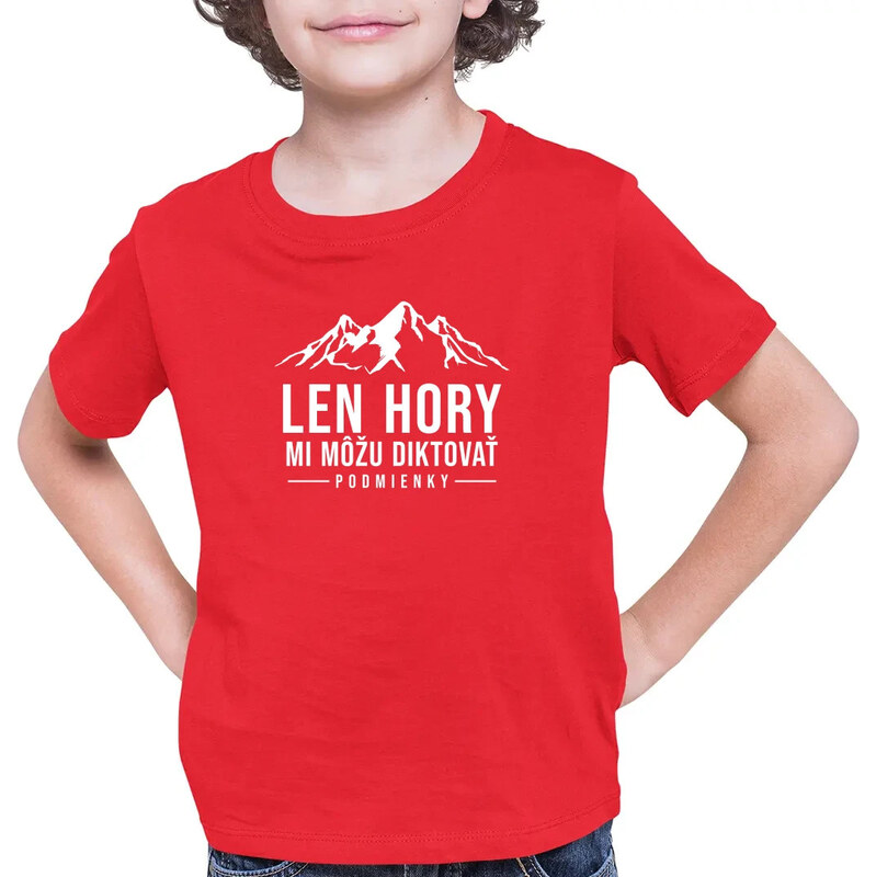 E-shop Garibald Len hory mi môžu diktovať podmienky - detské tričko s