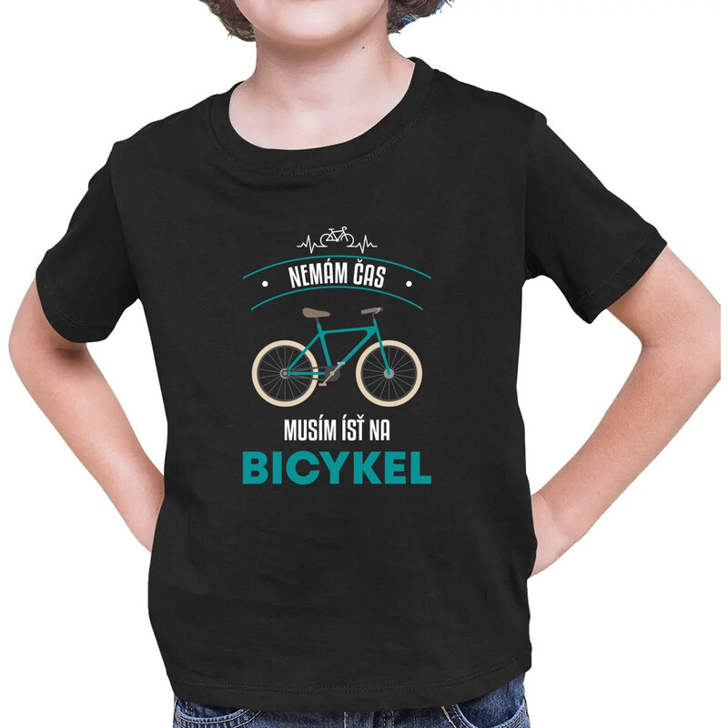 Garibald Nemám čas, musím ísť na bicykel - detské tričko s potlačou 64483844