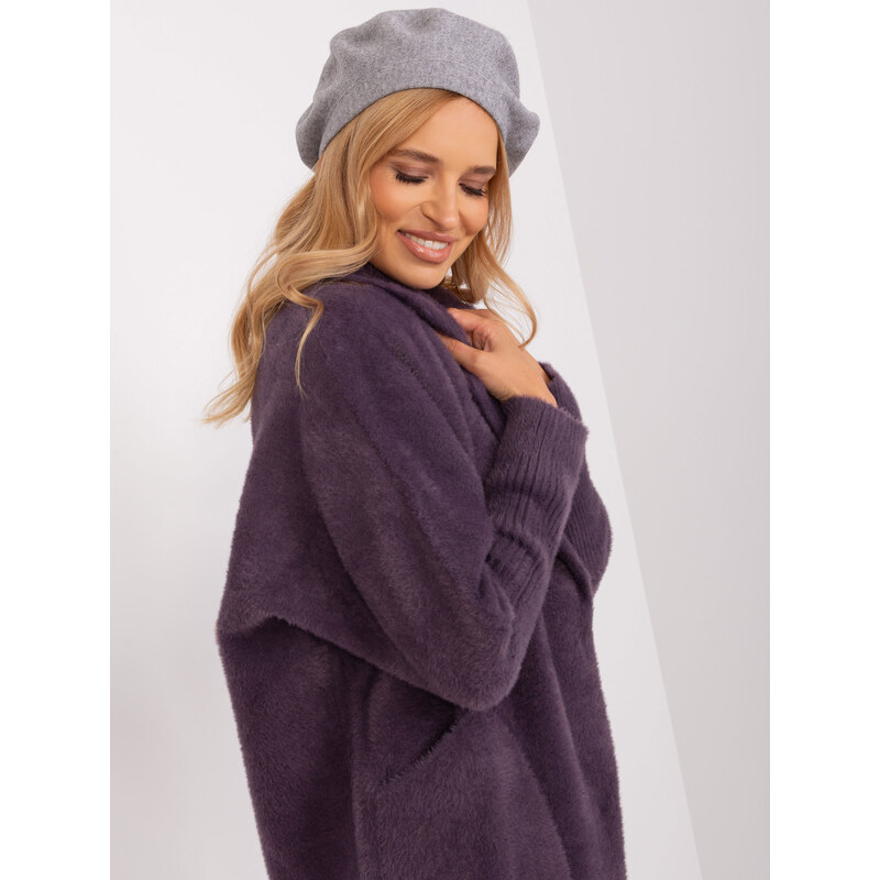 ITALY MODA Sivý štýlový baret AT-SK-231305.91P-grey 57953263