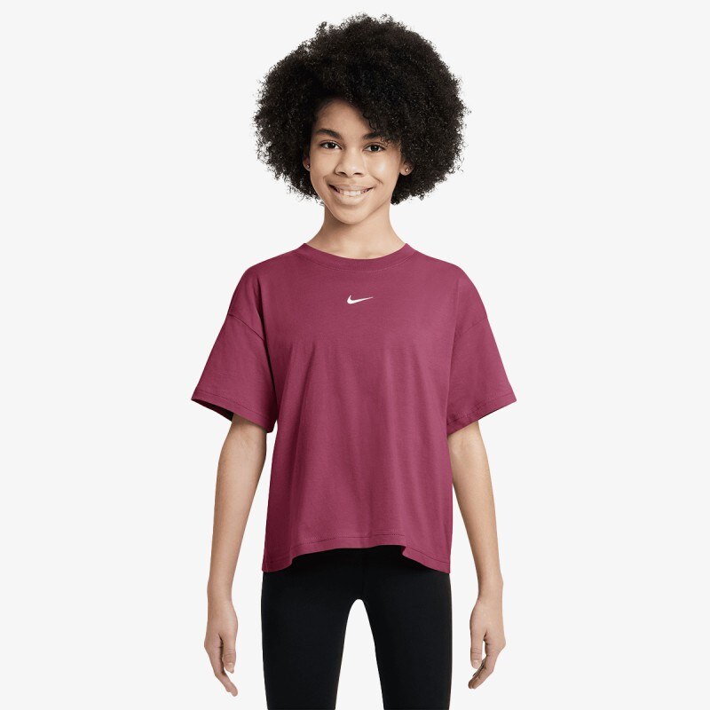 Nike Sportswear Essential Big Kids (Girls) T-Shirt SWEET BEET 634 64485689
