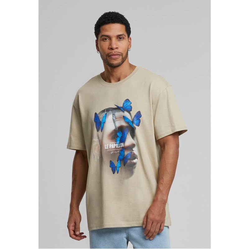 Mister Tee Le Papillon Oversize Tee Wet Sand 50678138