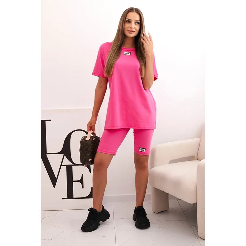 Kesi Włoski Dámska bavlnená súprava s krátkym rukávom a šortkami 64692642