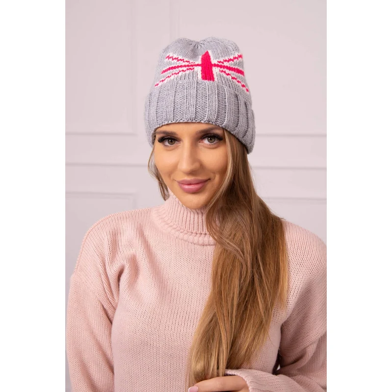 Kesi Dámska čiapka Meghan K410 svetlo šedá 64695887