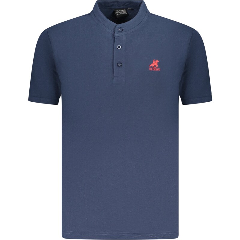 U.S. GRAND Pánske modré polo tričko s krátkym rukávom 64704063