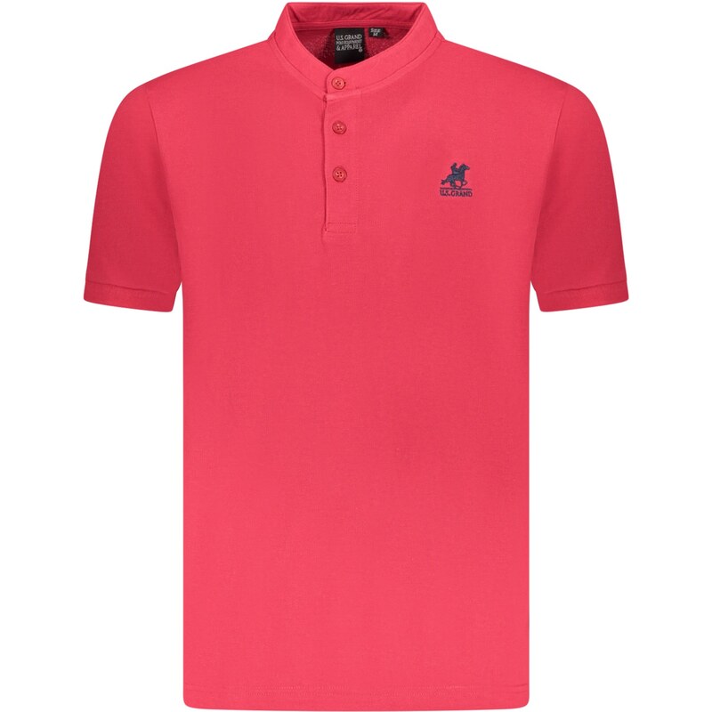 U.S. GRAND Pánske červené polo tričko 64706325