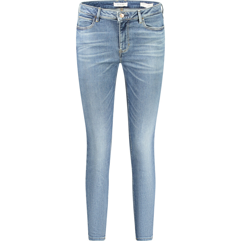 GUESS JEANS Modré dámske skinny fit džínsy Guess 1981 50572064