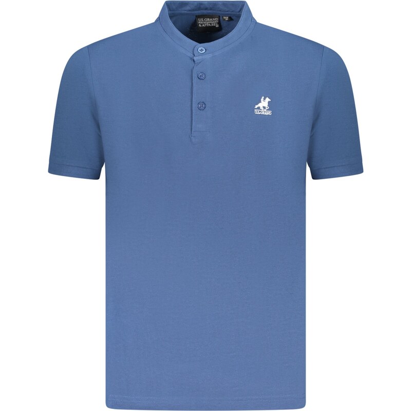 U.S. GRAND Pánske modré polokošele s krátkym rukávom 64707103