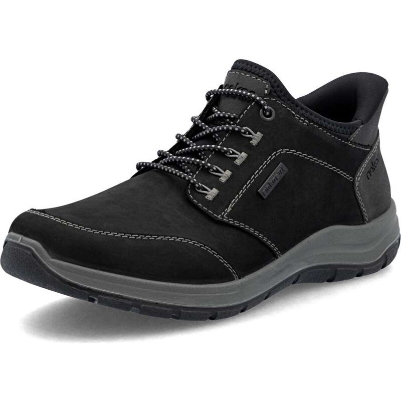 Pánske poltopánky RIEKER 03674-00 čierna W5 64488777