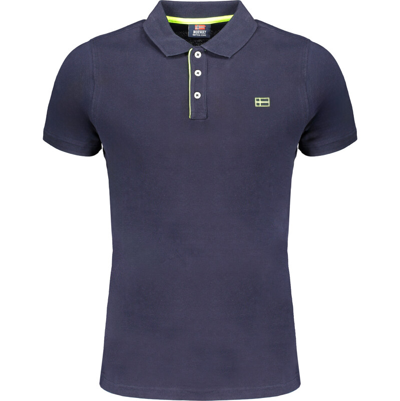 Pánske modré polo tričko Norway 1963 64708748