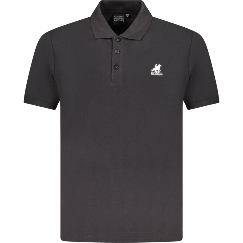 U.S. GRAND Pánske čierne polokošele 64709573
