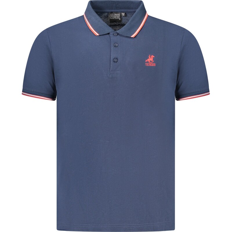U.S. GRAND US GRAND POLO MENS SHORT SLEEVE POLO BLUE 64711415