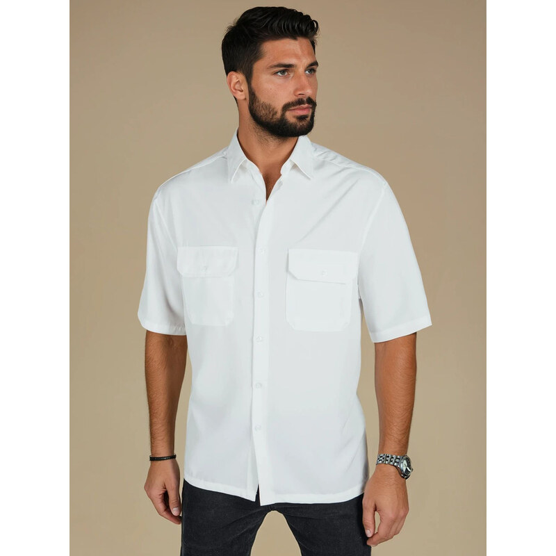 Pánska košeľa s krátkym rukávom Dstreet KX1080 66036292
