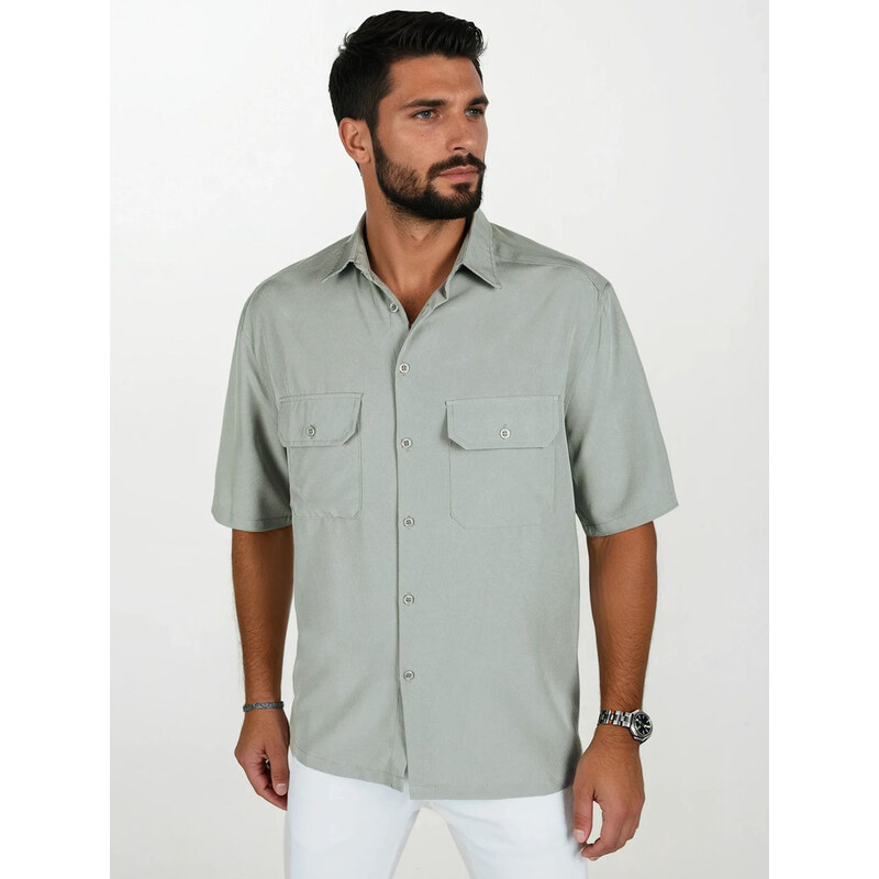 Pánska košeľa s krátkym rukávom Dstreet KX1080 66036290