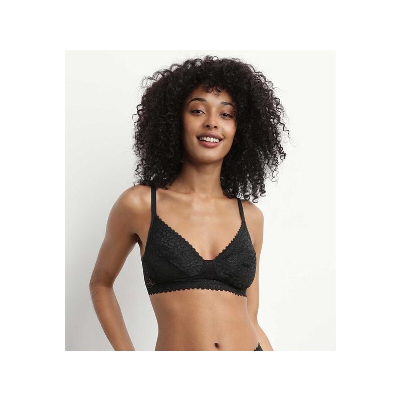 DIM DAILY DENTELLE WIREFREE SOFT CUP BRA - Dámska podprsenka bez 64712689