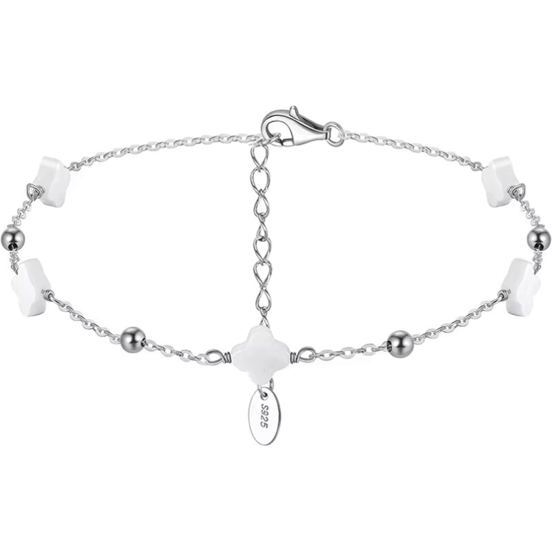 MAJYA Strieborný náramok s príveskami LUCKY PAYTON 11882 64582807