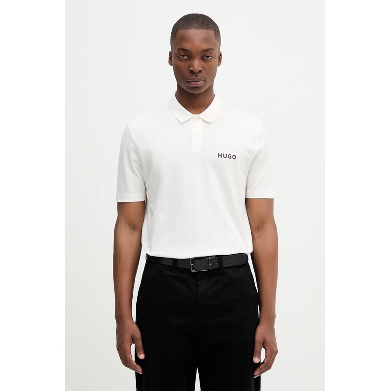 Bavlnené polo tričko HUGO Dirlmere 64500405