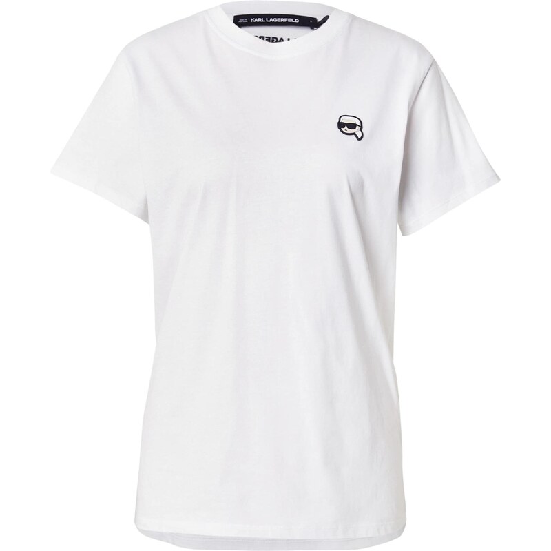 Karl Lagerfeld Tričko IKONIK 2.0 čierna / biela 64500618
