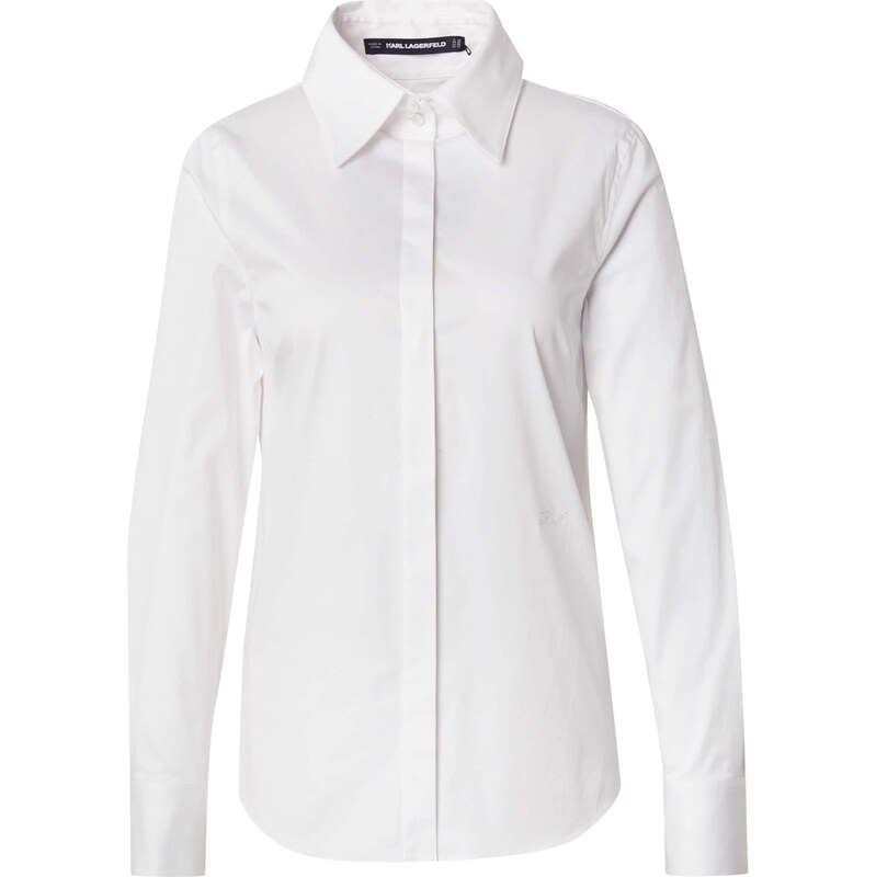 Karl Lagerfeld Blúzka ARCHIVE CLASSIC biela 54342573